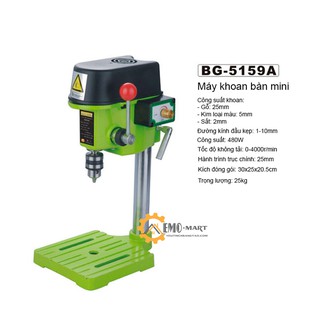 ⚡️𝐁𝐇 𝟏𝟐 𝐓𝐡𝐚́𝐧𝐠 𝐓𝐨𝐚̀𝐧 𝐐𝐮𝐨̂́𝐜⚡️ Máy khoan bàn MiniQ 480W ⚡️Chiết áp 6 cấp độ - Đế khoan gang đúc chắc chắn