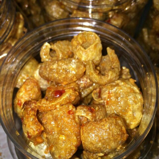1 hủ da heo chiên mắn ớt 500g
