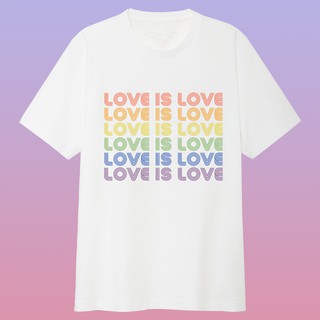Áo Thun Unisex Hình Love Is Love Ủng hộ LGBT Pride