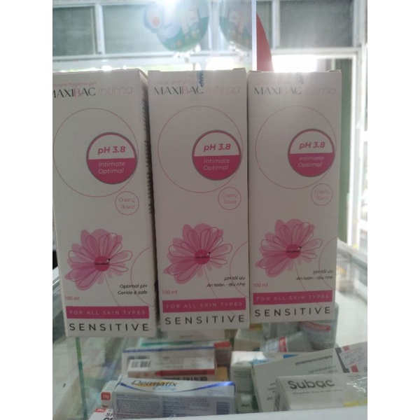 Gel vệ sinh phụ nữ Maxibac Intima pH 3.8
