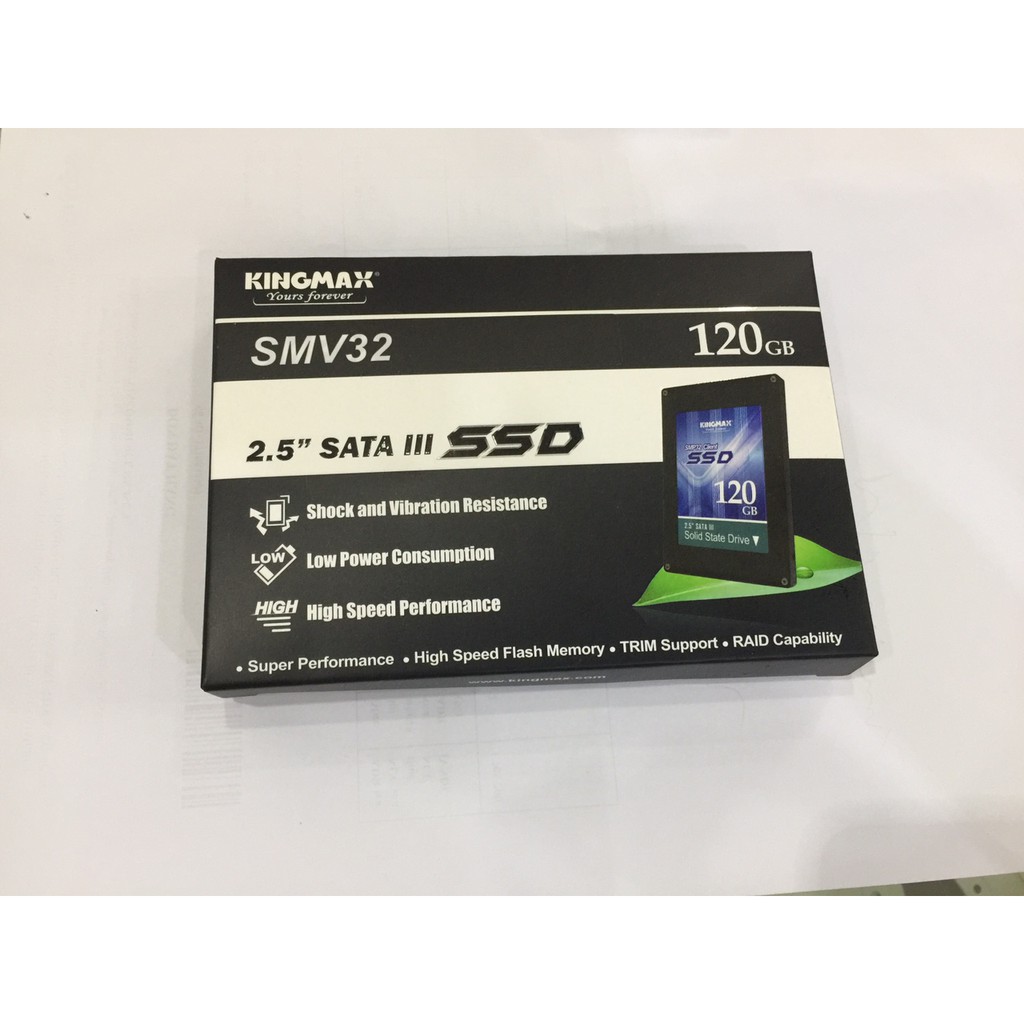 Ổ Cứng SSD 120GB Kingmax SMV32 Đen