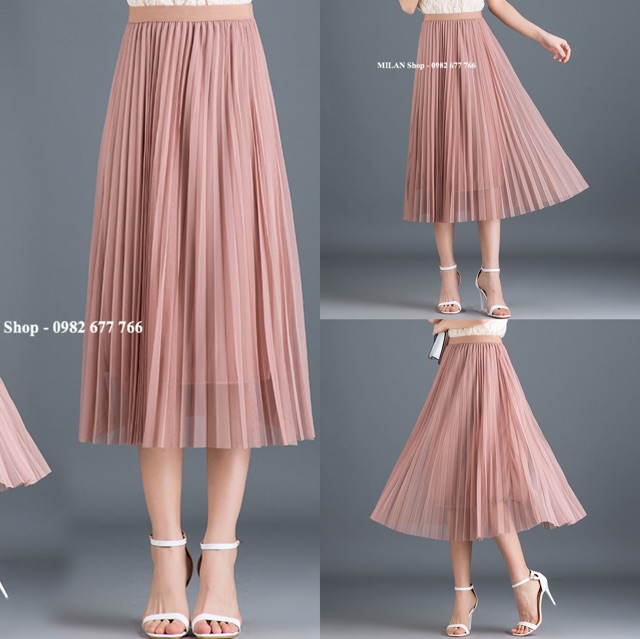 Chân váy công chúa xếp ly siêu chất loại 1