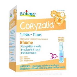 Muối Coryzalia - muối vi lượng đồng căn Coryzalia Boiron Canada