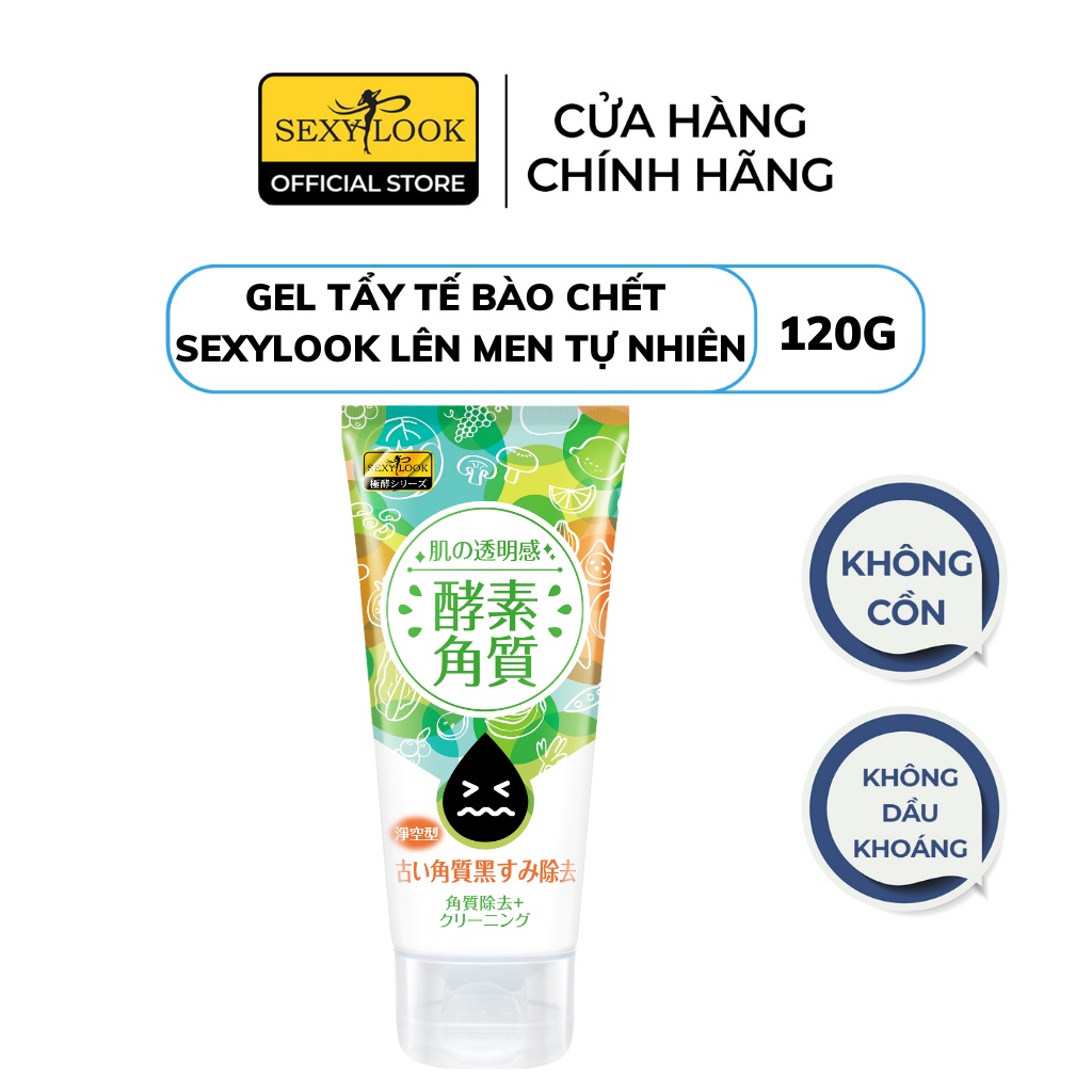 Gel Tẩy Tế Bào Chết SEXYLOOK Lên Men Tự Nhiên 120g