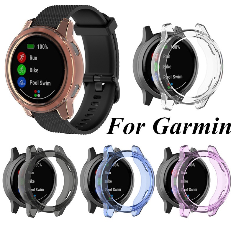 Silicone Vỏ Silicon Trong Suốt Bảo Vệ Cho Garmin Fenix6 Venu 2s 2 / 2s