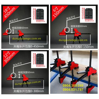 Kẹp gỗ nhanh Duratec 60x150mm