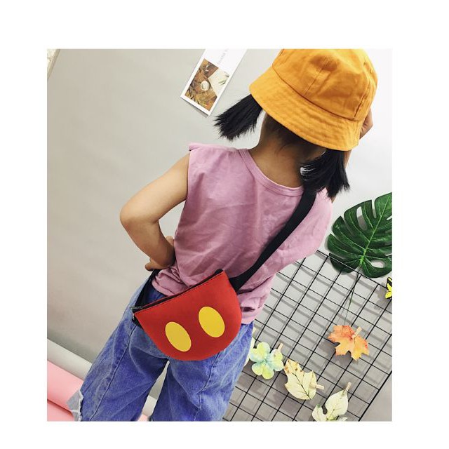 Túi Đeo Chéo Mini Bằng Da PU Xinh Xắn Cho Bé Gái - LCTQ