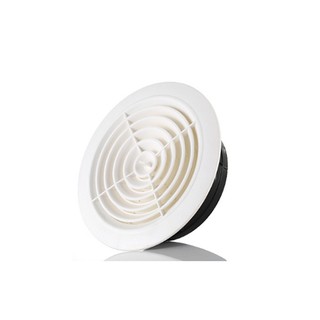 Miệng gió khuếch tán nhựa ABS AIRSUN D125, cửa gió âm trần nối ống, nan gió điện lạnh, cấp khí điều hòa SOHO