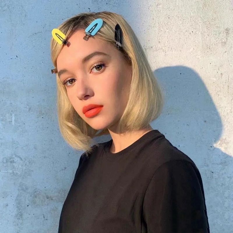 Bộ 4 kẹp tóc phong cách Nhật Bản đơn giản trẻ trung