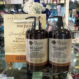 Dầu gội cặp Mefaso colagen 1000ml x 2