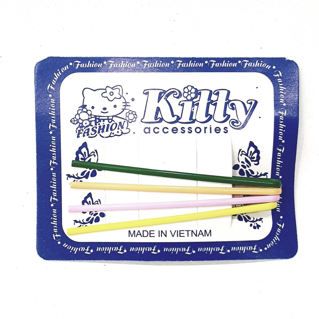 ⏩ SET Kẹp tăm - Kẹp xước lớn màu trơn Kitty hàng Việt Nam chất lượng cao | MSP: DMAI19