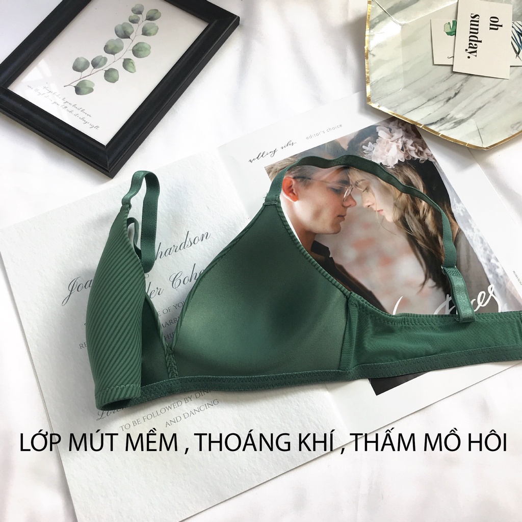 Áo ngực nữ không gọng thoáng khí BRALUNE , áo lót nữ đúc su định hình vòng 1 sexy mã ANM-31