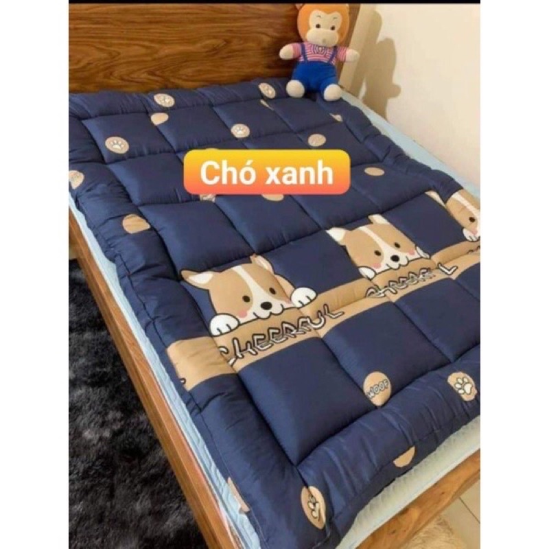 [sale 12.12]Tấm Làm Mềm Đệm Topper Cao Cấp,được chọn mẫu[1m2,1m6,1m8] MẪU TIM XƯỚC