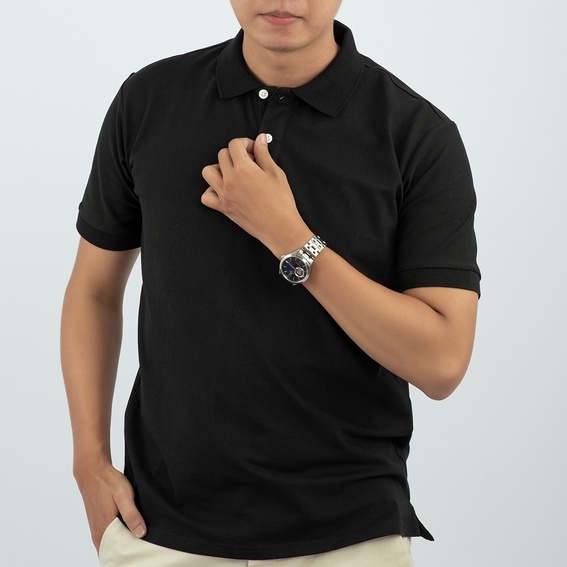 Combo siêu tiết kiệm 3 áo thun Polo nam 100% PERFECTMEN cotton basis COMBOCB2