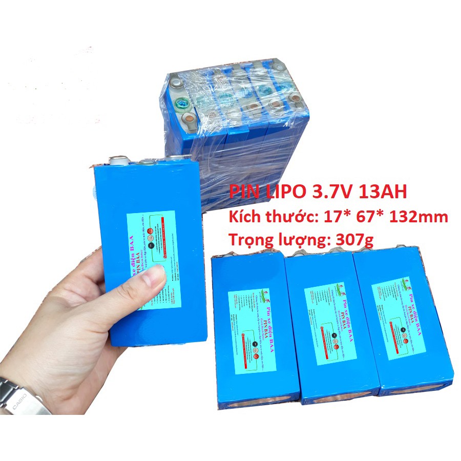 Pin Lipo 3.7V 13ah Mới