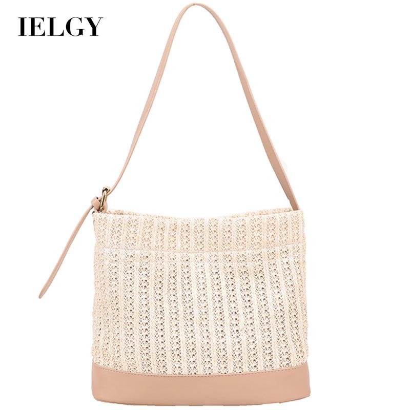 Túi Xách Bằng Rơm Kích Thước Lớn Thời Trang Dễ Phối Đồ Cho Nữ