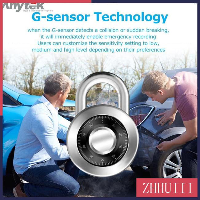 Camera Hành Trình Cho Xe Hơi Anytek X28 DVR Có Kết Nối WiFi Cảm Ứng G FHD 1080P