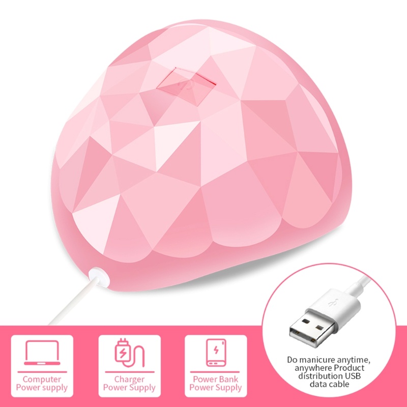 Đèn LED Hong Khô Sơn Móng Tay 54W Có Hẹn Giờ