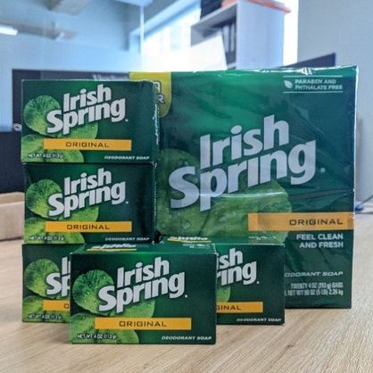 Xà bông cục Spring của Mỹ / Xà bông cục thơm Mỹ Irish Spring