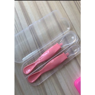 Hộp 2 thìa silicon cho bé