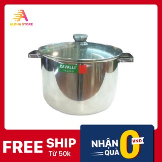 [Khuyến Mãi Giá Sốc] Nồi Inox Cao Cấp Cavalli Quà Tặng Từ Sữa Nutifood 24 cm HN5116 Cao Cấp- Phân Phối Chính Thức
