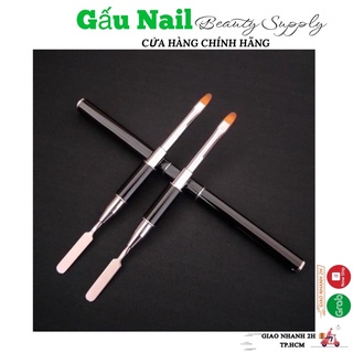 Cọ đắp gel 2 đầu - cọ đắp gel gôm 2 đầu chuyên dụng