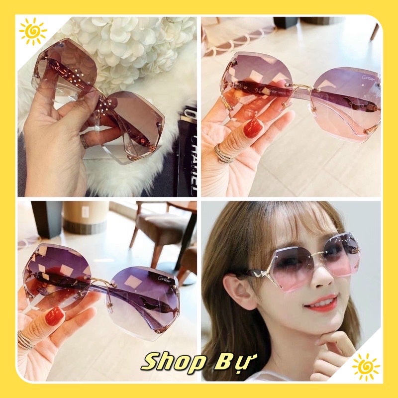 kính nữ ốc gọng đính hồ ly sang chảnh mới lạ phối màu đẹp