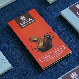 Socola Đen Deva 70% Cacao – Dark Chocolate (65gram)