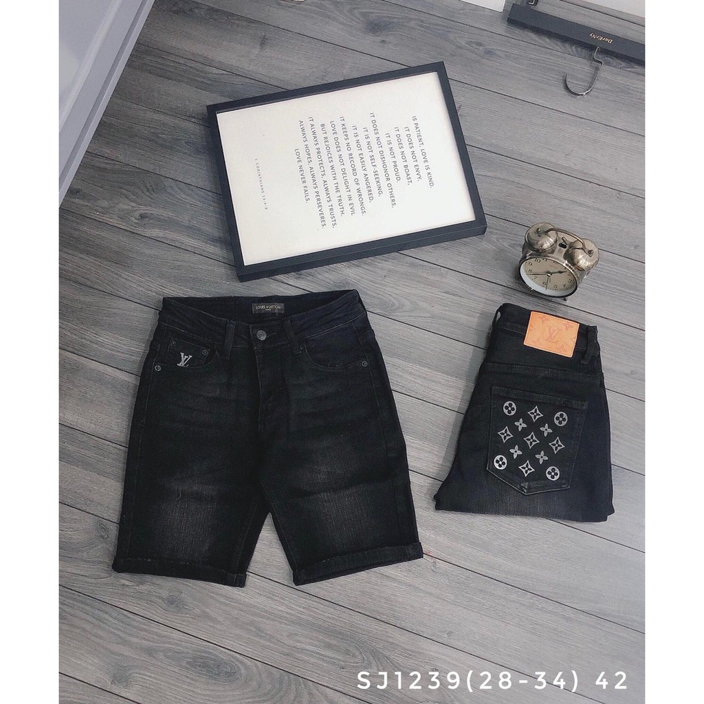 Quần short jean nam rách xước nhiều màu co dãn tốt hàng cao cấp | BigBuy360 - bigbuy360.vn