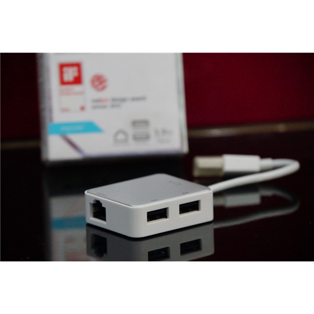 Cáp kết nối iLuv USB Ethernet Adapter with 2 USB ports