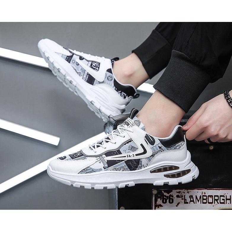 Giày sneaker nam FA-3 đế đệm khí siêu ngầu phong cách 2022