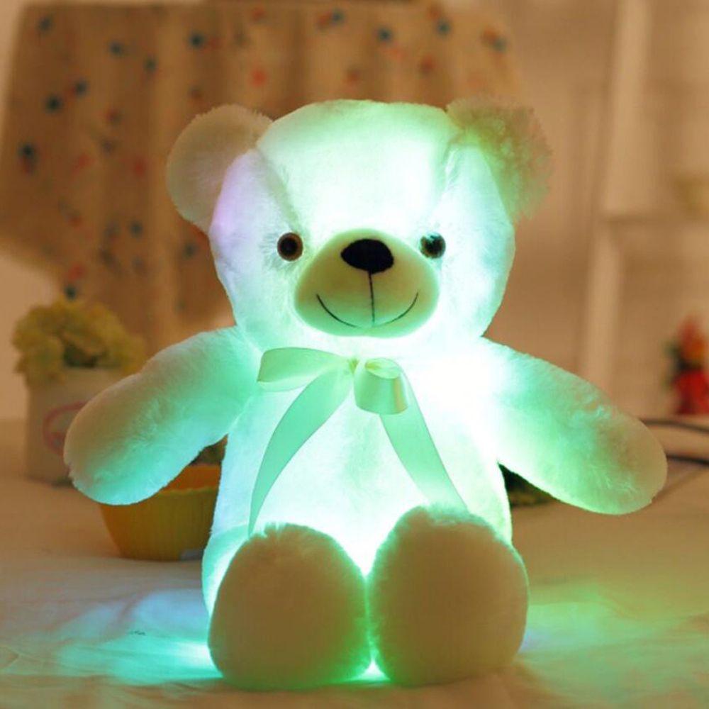 Gấu Teddy Nhồi Bông Có Đèn LED Phát Sáng Nhiều Màu Dễ Thương