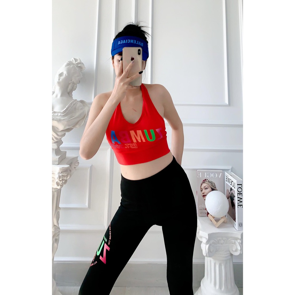 SET LỬNG ZUMBA  ÁO BRA QUÀNG CỔ SIÊU HOT ĐÃ CẬP BẾN