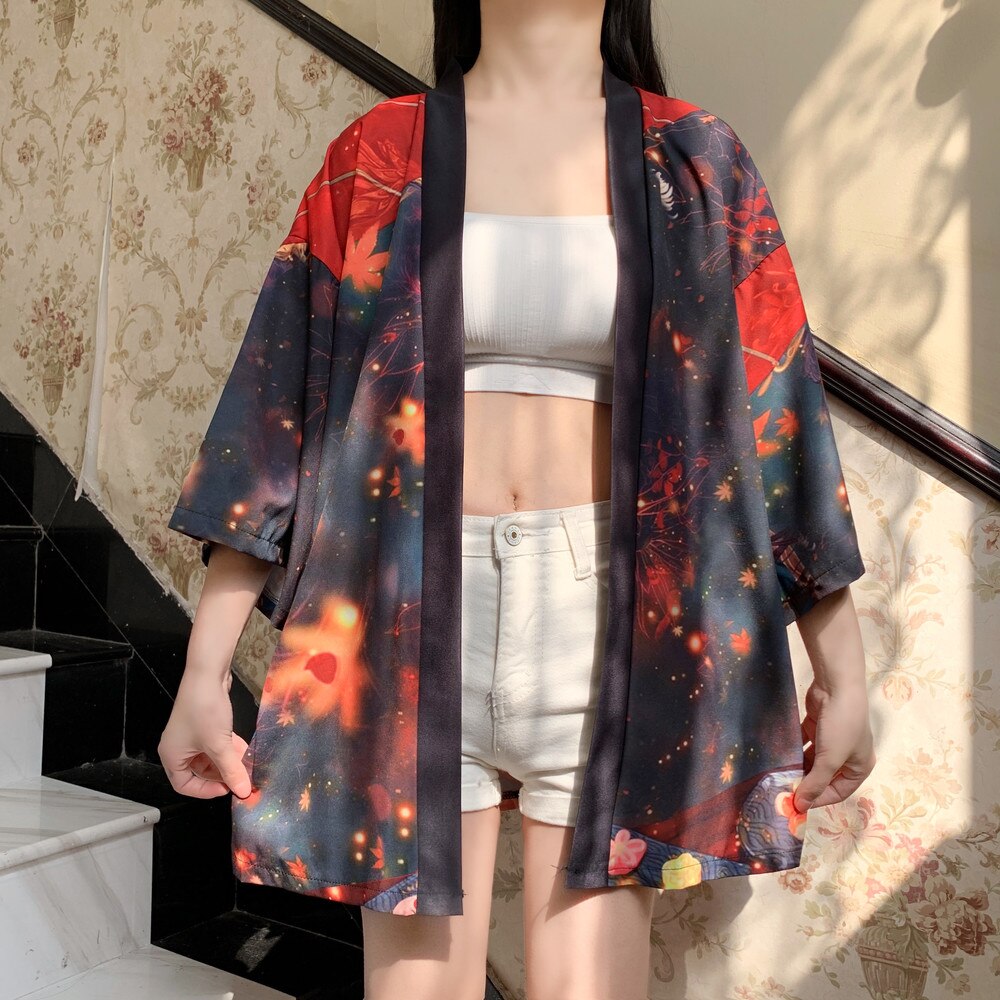 Áo Khoác Kimono Hóa Trang Nhân Vật Anime Yukata 2021