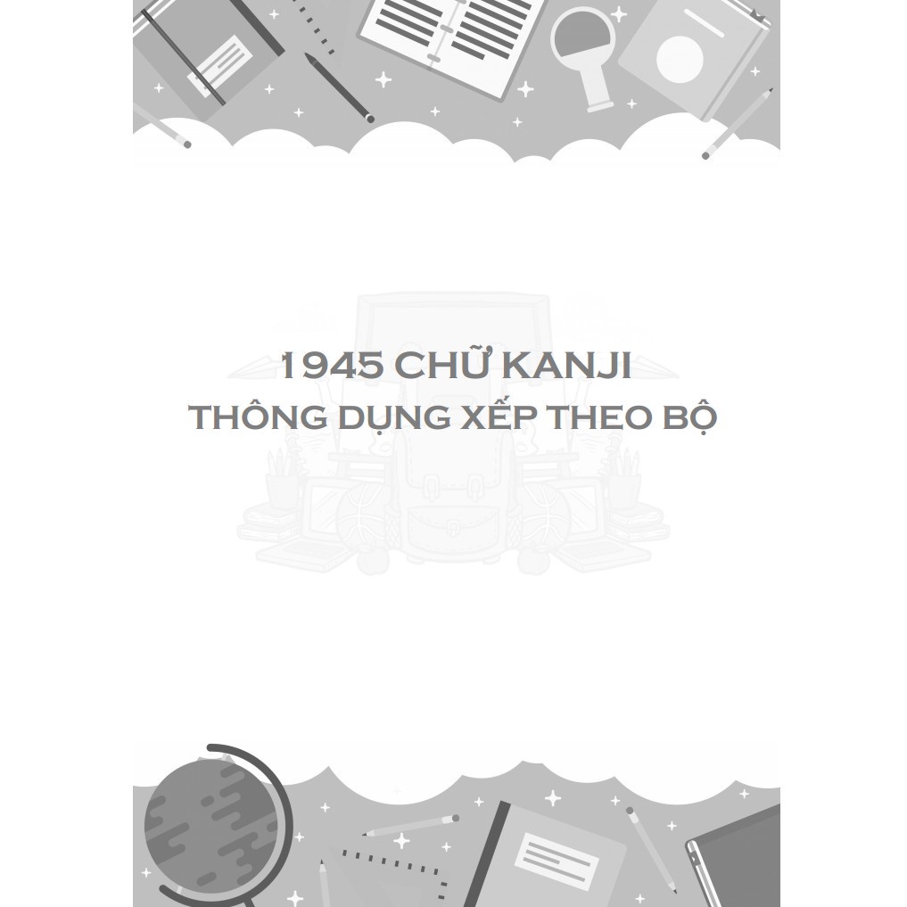 Sách - Bảng chữ Kanji thông dụng trong tiếng Nhật