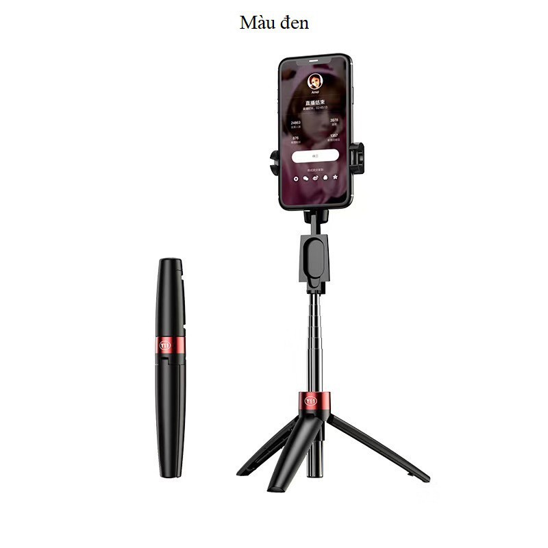 ❈❧✆SIÊU ĐẸPTripod bluetooth đa năng  Y11 3in1 kiêm chân đỡ điện thoại livestream, gậy tự sướng có điều khiển blue | BigBuy360 - bigbuy360.vn