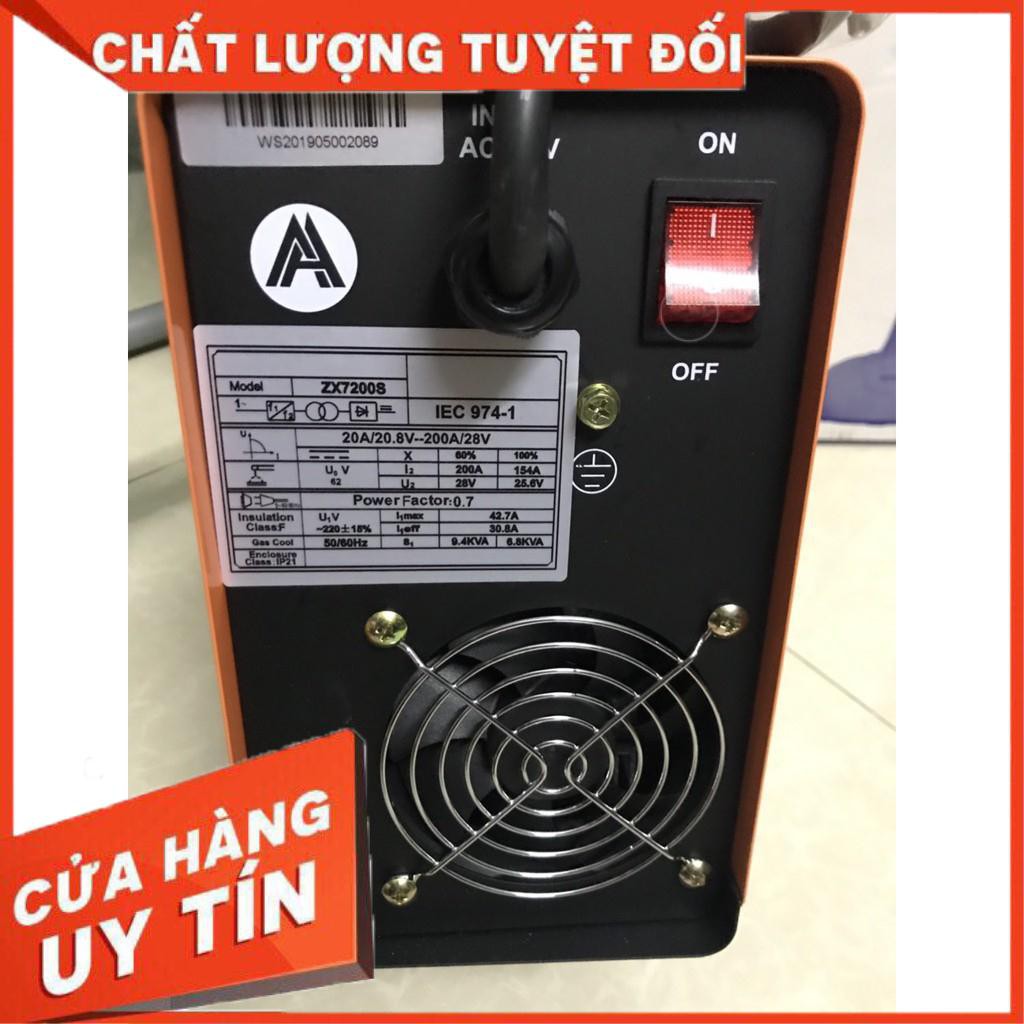 Máy hàn JASIC ZX7-200S chính hãng - bảo hảnh 12 tháng