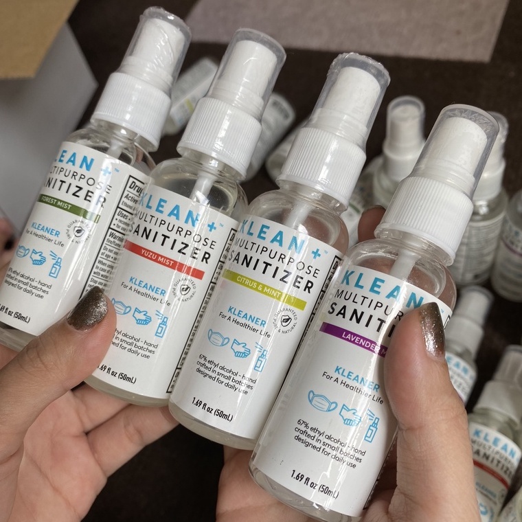 Nước xịt khuẩn đa năng bỏ túi Klean 50ML/KLEAN + HAND MUTIPURPOSE SANITIZER | BigBuy360 - bigbuy360.vn