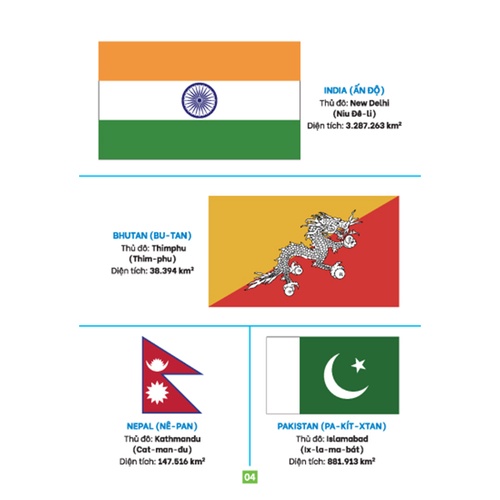 Sách- Từ điển bằng tranh - Cờ các quốc gia trên thế giới (bìa cứng)