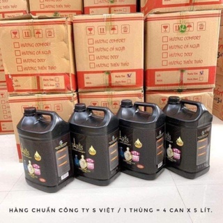 Can nước giặt xả 2 in 1 paris 5000ml - hương nước hoa