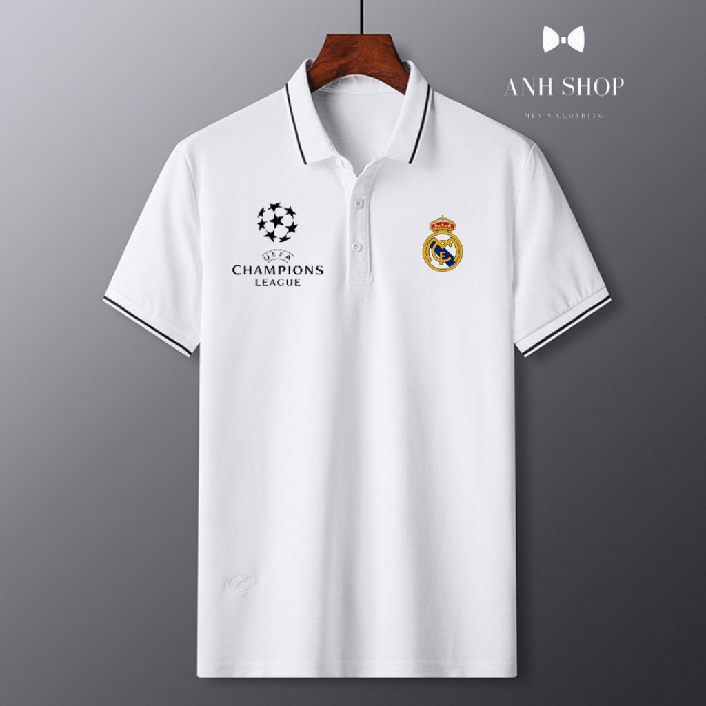 áo thun áo polo nam clb real madrid áo bóng đá nam siêu đẹp thời trang cao cấp hàng LOẠI 1