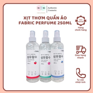 Xịt thơm quần áo fabric perfume khử mùi nội địa hàn quốc quốc dân hàng chính hãng 250ml