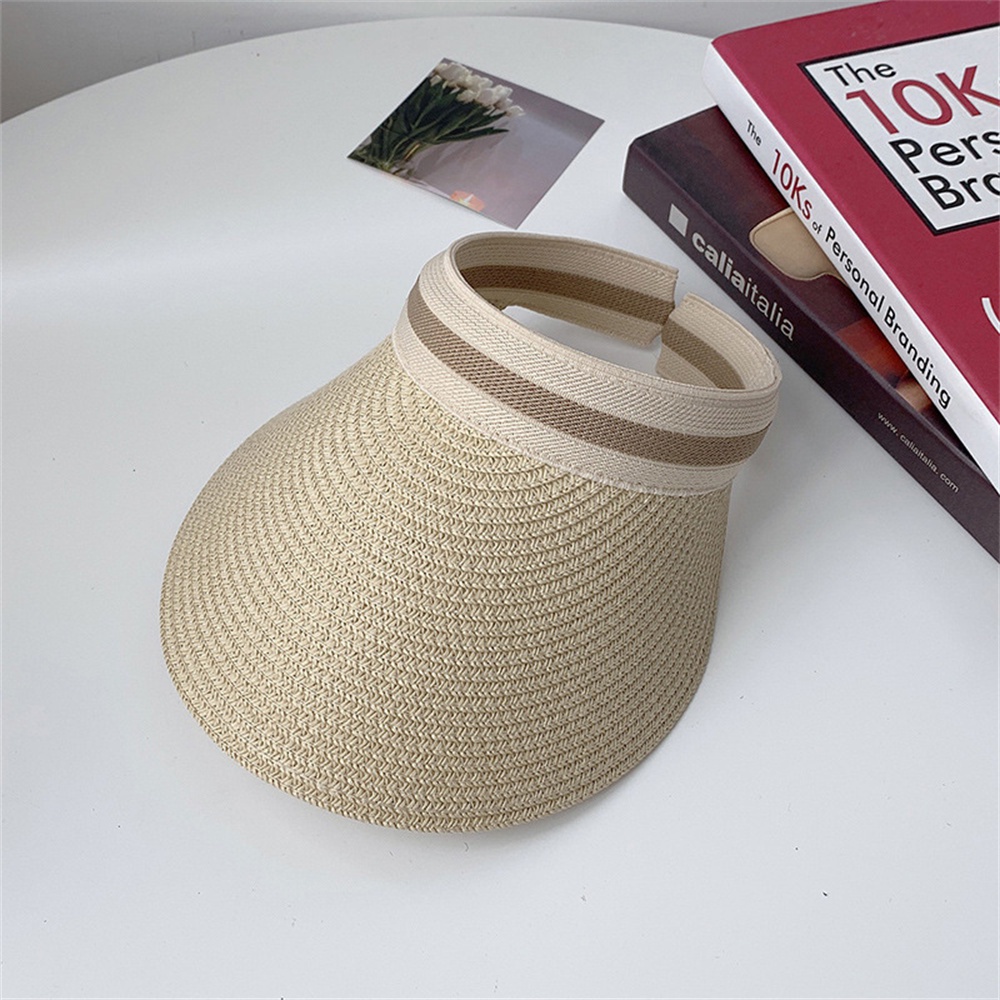 Mũ Cói Lưỡi Trai Phong Cách retro Thời Trang Cho Nữ