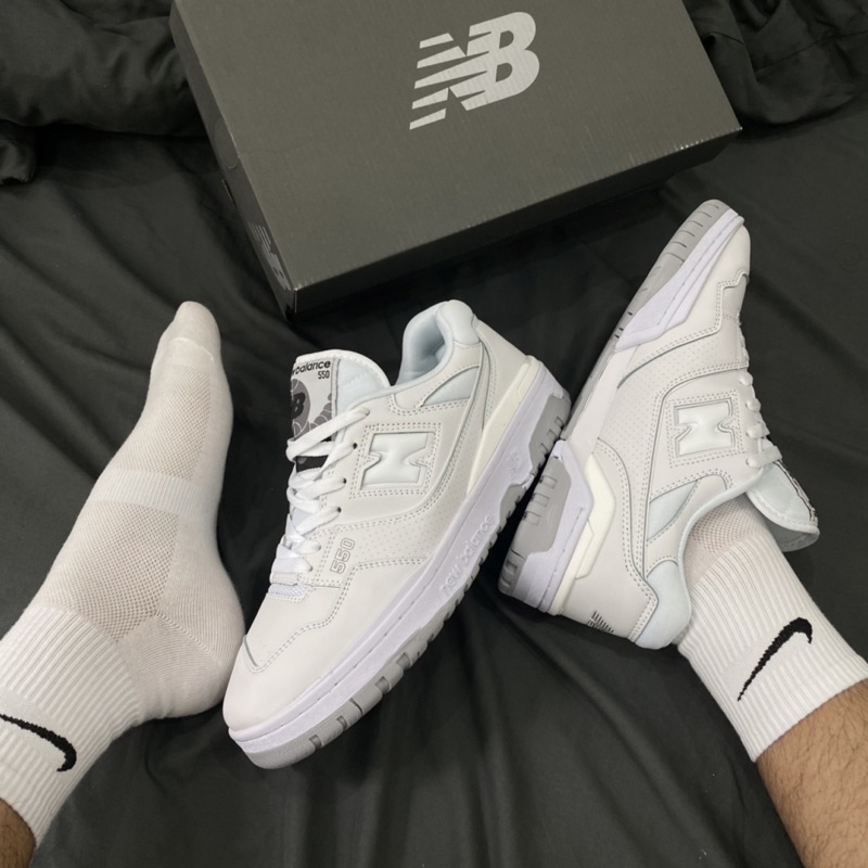 GIÀY NEW.BALANCE 550 ALL WHITE LAI AU