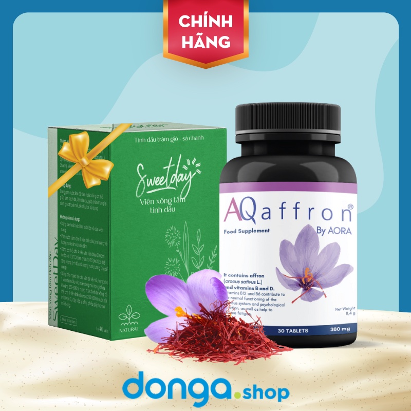 AQAFFRON –Công nghệ chuẩn hóa Saffron từ Tây Ba Nha–Hỗ trợ giảm tình trạng stress, căng thẳng, mất ngủ, suy giảm trí nhớ