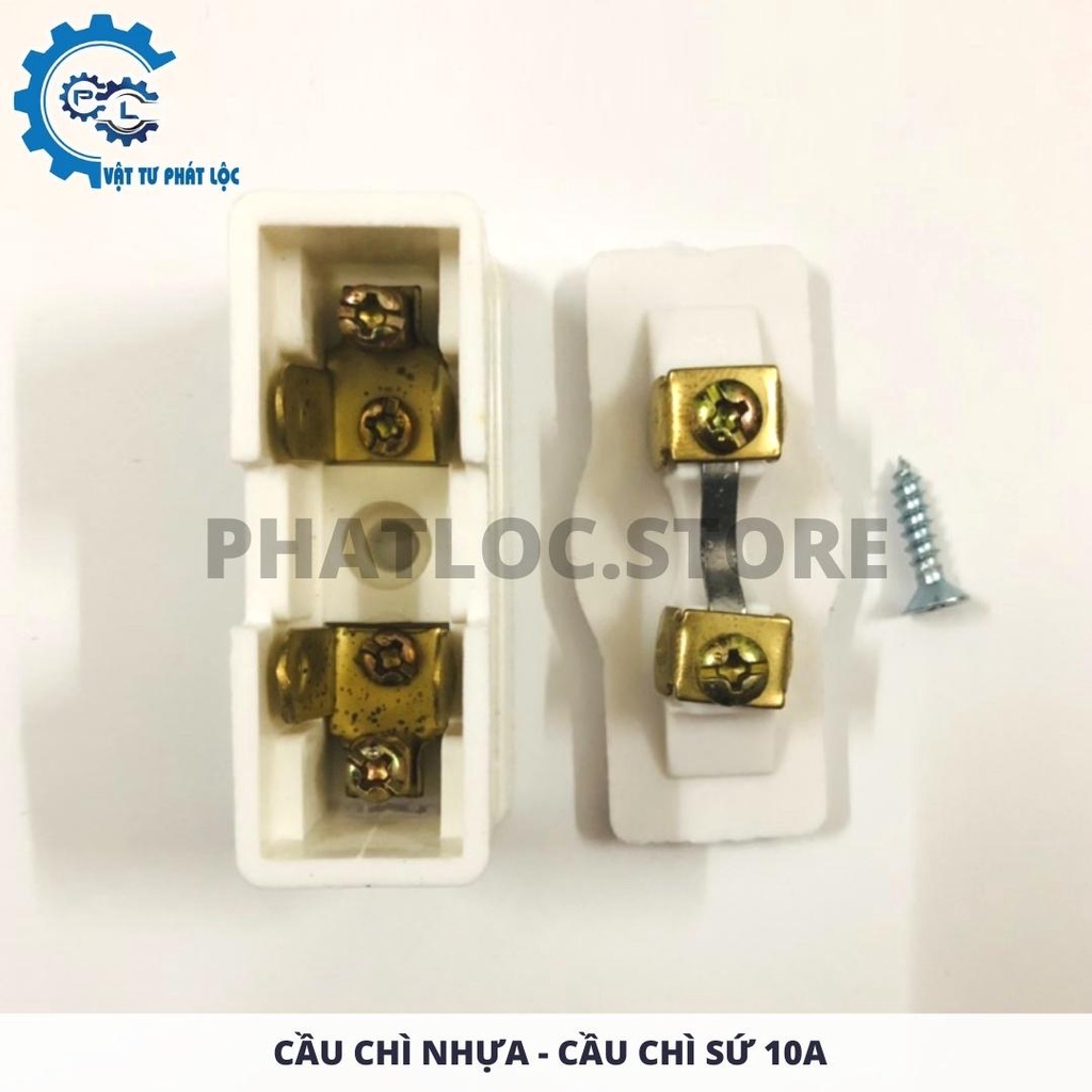 Cầu Chì Nhựa - Cầu Chì Sứ 10A - Cầu Chì Âm