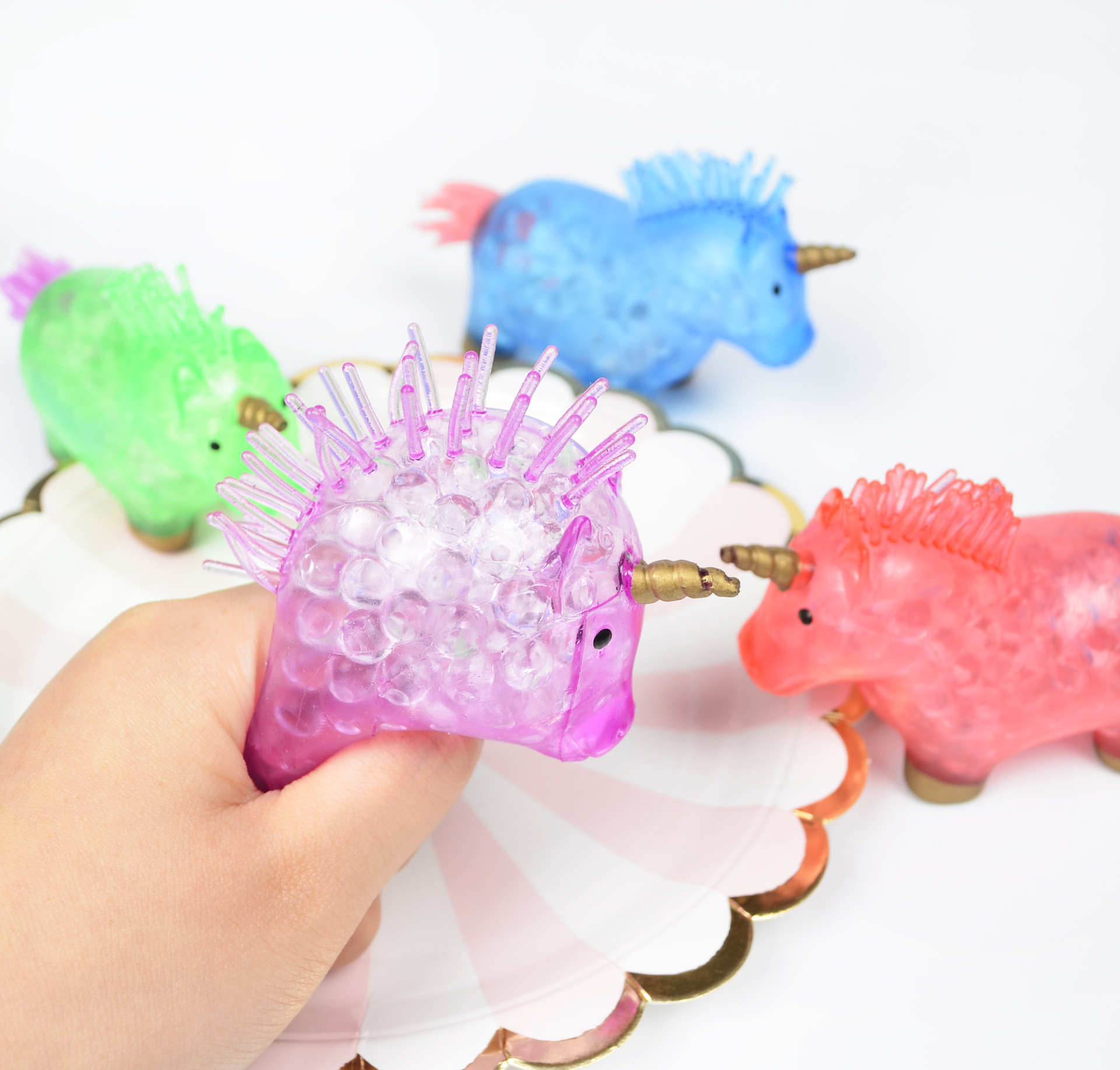 Đồ Chơi Xốp Squishy Giảm Stress Hình Kỳ Lân Dễ Thương Cho Bé