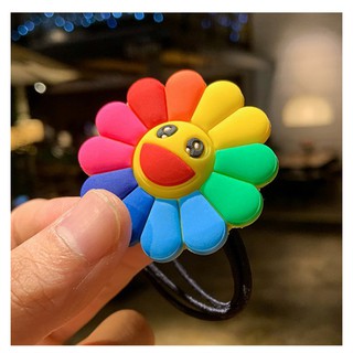 3 Kẹp Tóc Cột Tóc Buộc Tóc Hoa Mặt Trời Kaikai Kiki - Thỏ Hồng VPP