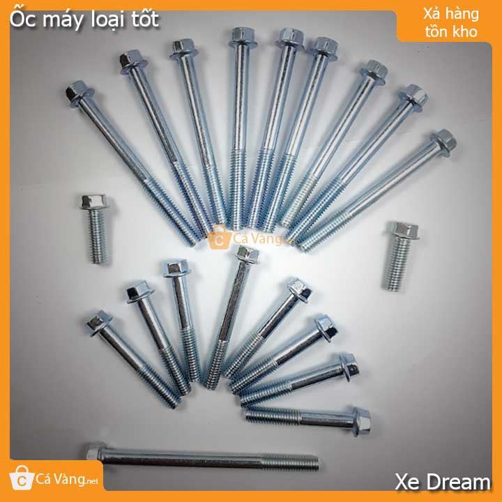 Ốc máy lắp cho lốc máy xe Dream II, Thái loại tốt giá rẻ