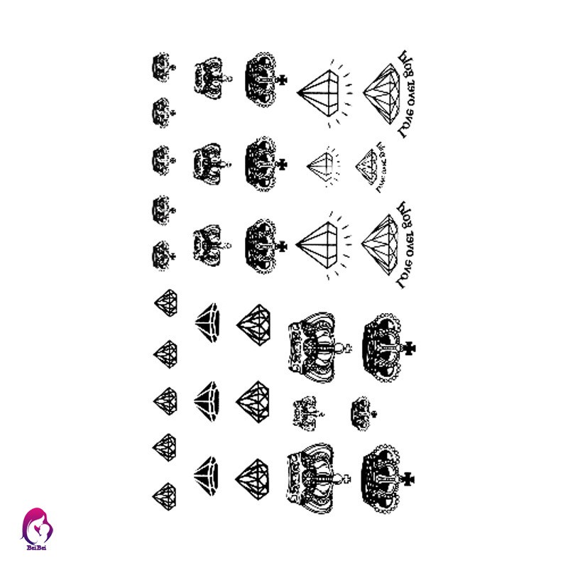 Hình Xăm Dán Tạm Thời Chống Nước